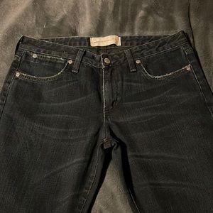 Paper Denim Cloth jeans size 29. Flare.  Dark Blue. Whiskering.